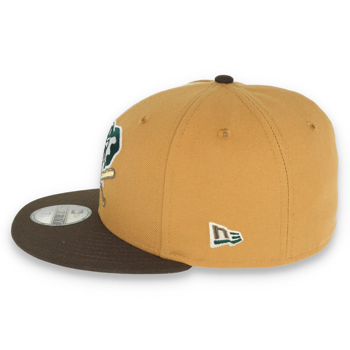 New Era Oakland Athletics 40th Anniversary Patch 59FIFTY Fitted-Panama Tan