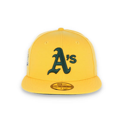 New Era Oakland Athletics 1989 Battle of the Bay Patch 59FIFTY Fitted-Yellow/Forest Green
