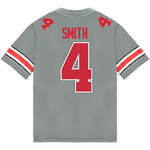 Jeremiah Smith Ohio State Buckeyes Jersey – Grey