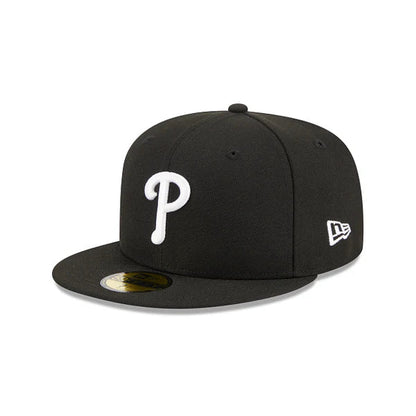 New Era Philadelphia Phillies 1980 World Series Side Patch 59FIFTY Fitted Hat-Black/White