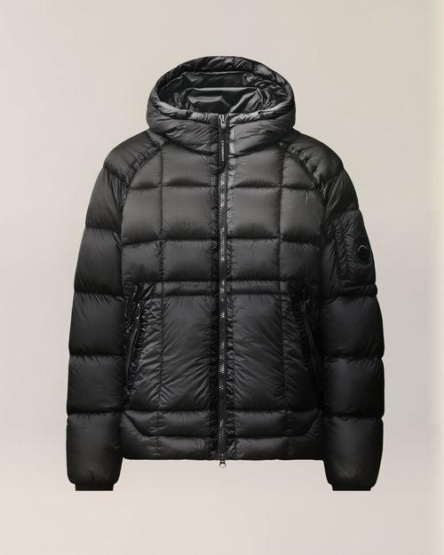 C.P. Company D.D. Shell Lens Puffer Jacket in Black