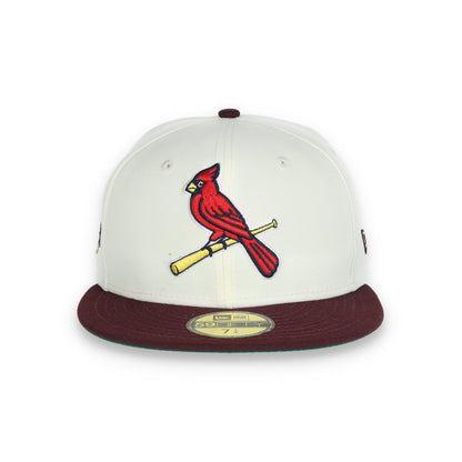 New Era St Louis Cardinals 125th Anniversary Patch 59FIFTY Fitted Ivory Hat