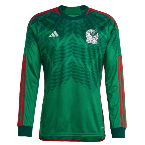 Adidas Men's Mexico 2022 World Cup Long Sleeve Home Jersey