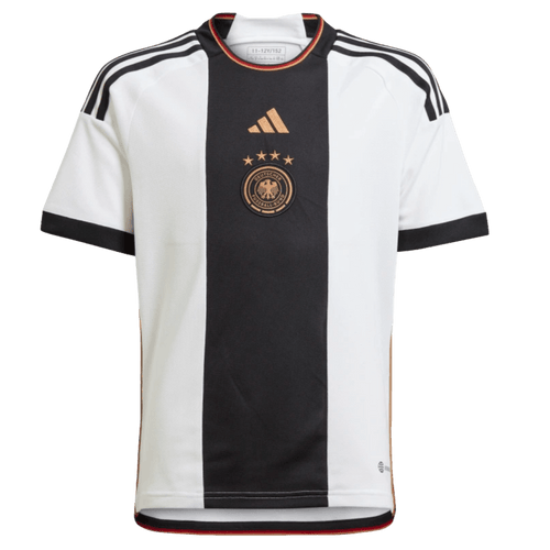 Adidas Germany 2022 World Cup Youth Home Jersey