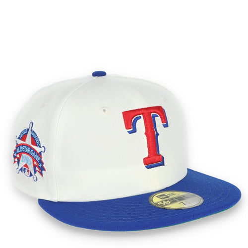 New Era Texas Rangers 1995 All Star Game Patch 59FIFTY Fitted Ivory Hat