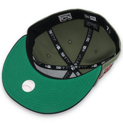 New Era Detroit Tigers 2000 All Star Game Patch 59FIFTY Fitted Hat-Olive Green