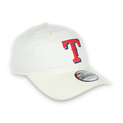 New Era Texas Rangers Core Classic 2.0 9Twenty Adjustable Hat-Ivory