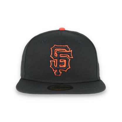 New Era San Francisco Giants Script BacK 59Fifty Fitted Hat - Black