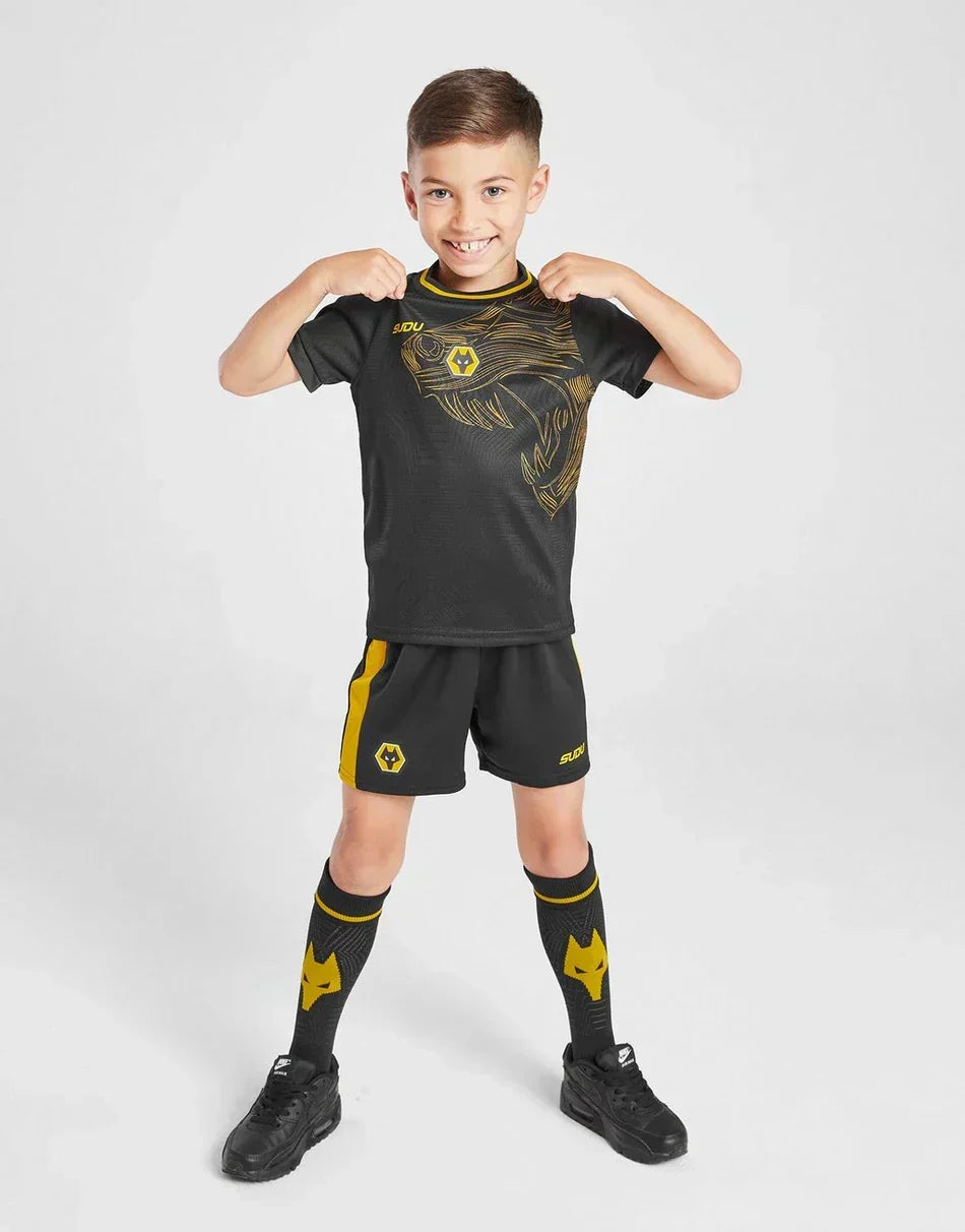 Kids Wolverhampton Wanderers Away Kit 2024/2025