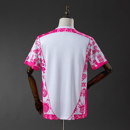 Mexico Jersey 2026 Pink White Football Kit