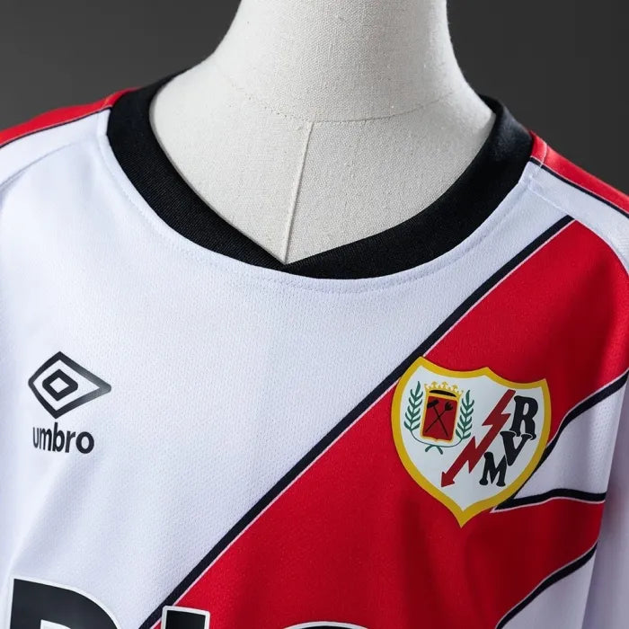 Kids Rayo Vallecano Jersey 2025/26 Home Football Kit