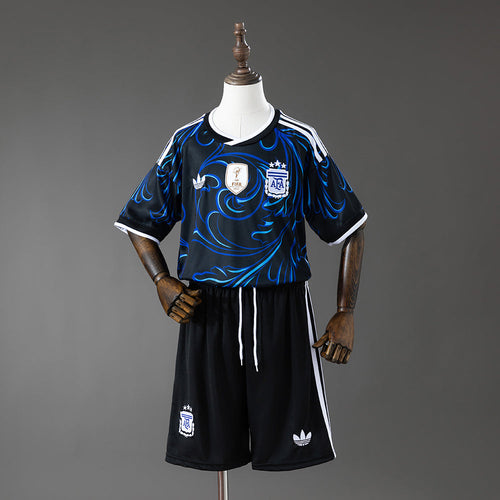 Kids Argentina Away Jersey 2026 World Cup Football Kit Soccer Shirt