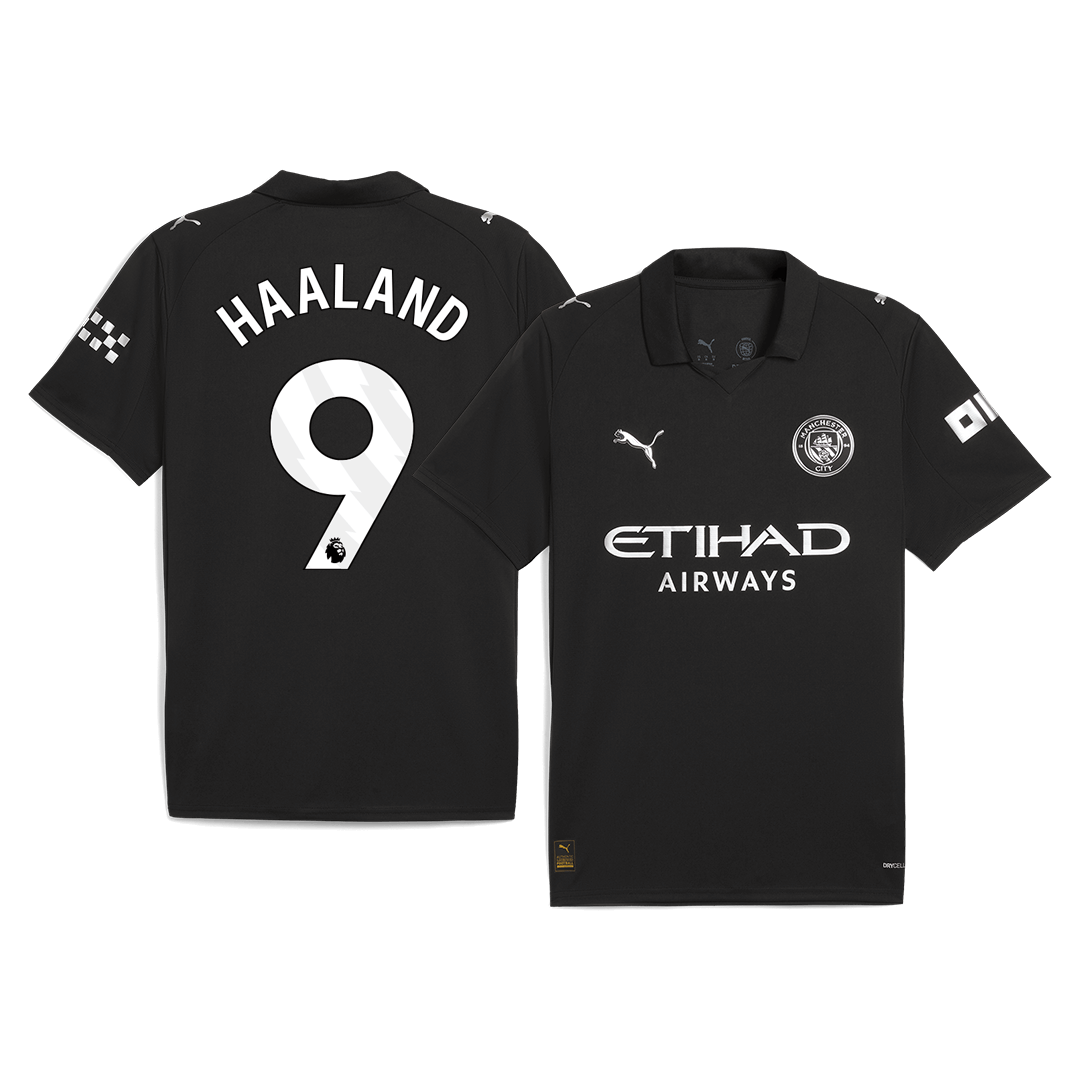 HAALAND #9 Mens Manchester City Away Jersey 2025/26