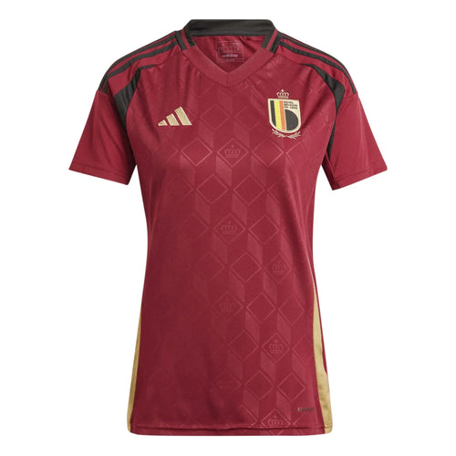 adidas 2024-25 Belgium Women's Stadium Home Jersey