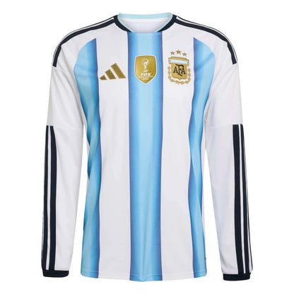 adidas 2026 Argentina Men's Stadium Home Long-Sleeve Soccer Jersey
