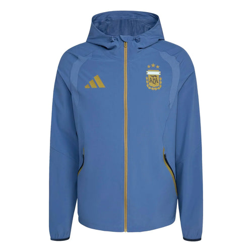 adidas 2026 Argentina Men's Tiro Travel Full Zip Windbreaker