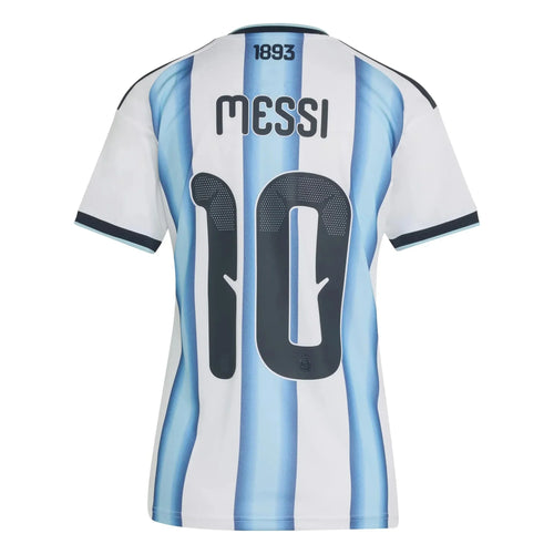 adidas 2026 Argentina Women's Stadium Home Messi #10 Soccer Jersey