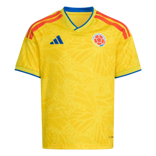 adidas 2026 Colombia Youth Stadium Home Soccer Jersey