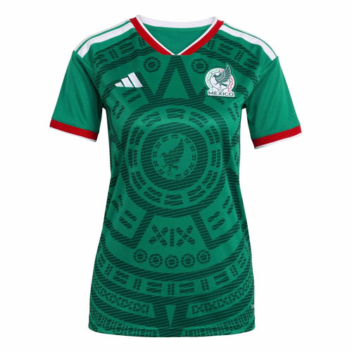 adidas 2026 Mexico Women's Stadium Home Soccer Jersey