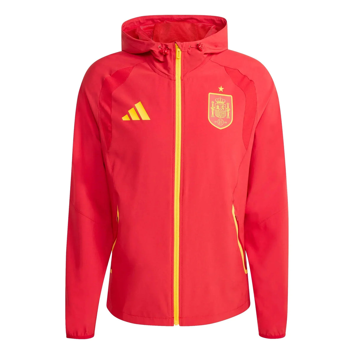 adidas 2026 Spain Men's Tiro Travel Full Zip Windbreaker