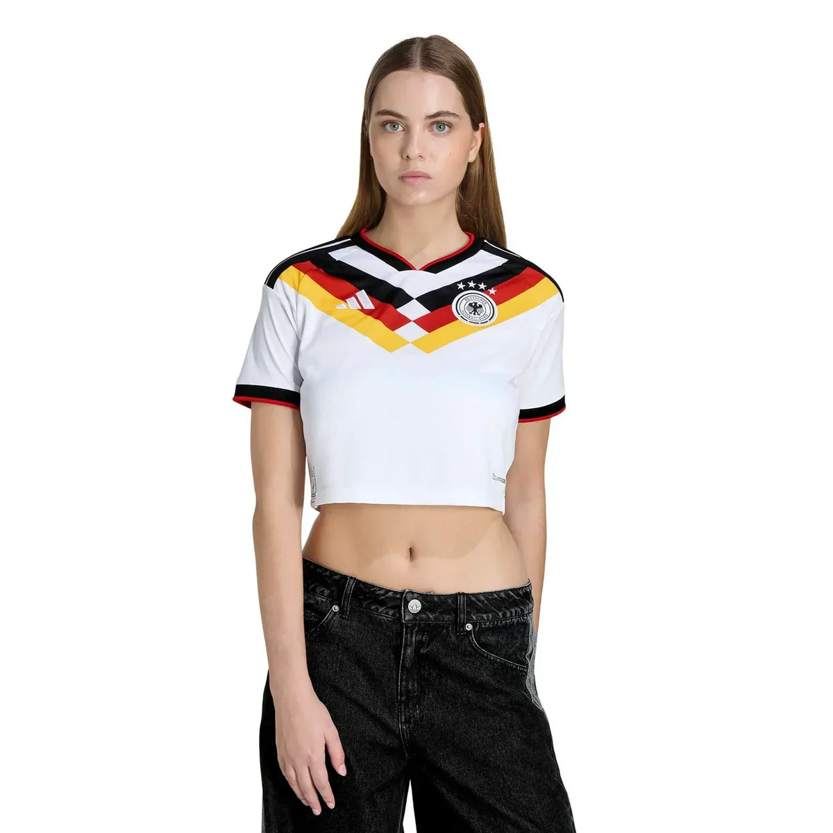 2026 Germany Women's Stadium Home Cropped Soccer Jersey - World Cup 2026