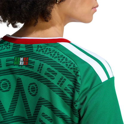 2026 Mexico Women's Stadium Home Cropped Soccer Jersey - World Cup 2026