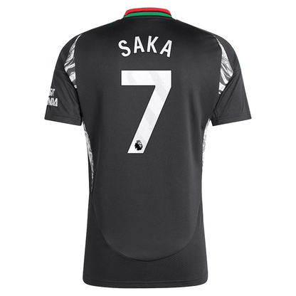 #7 SAKA Camiseta Arsenal Visitante 2024/2025 - Black