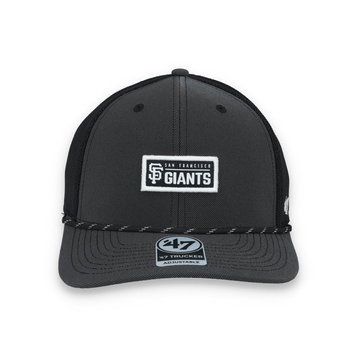 '47 Brand San Francisco Giants Rumble Rope Trucker Adjustable Snapback Hat