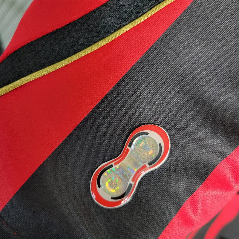 AC Milan Jersey Home Kit 2006 2007 Retro Long Sleeves