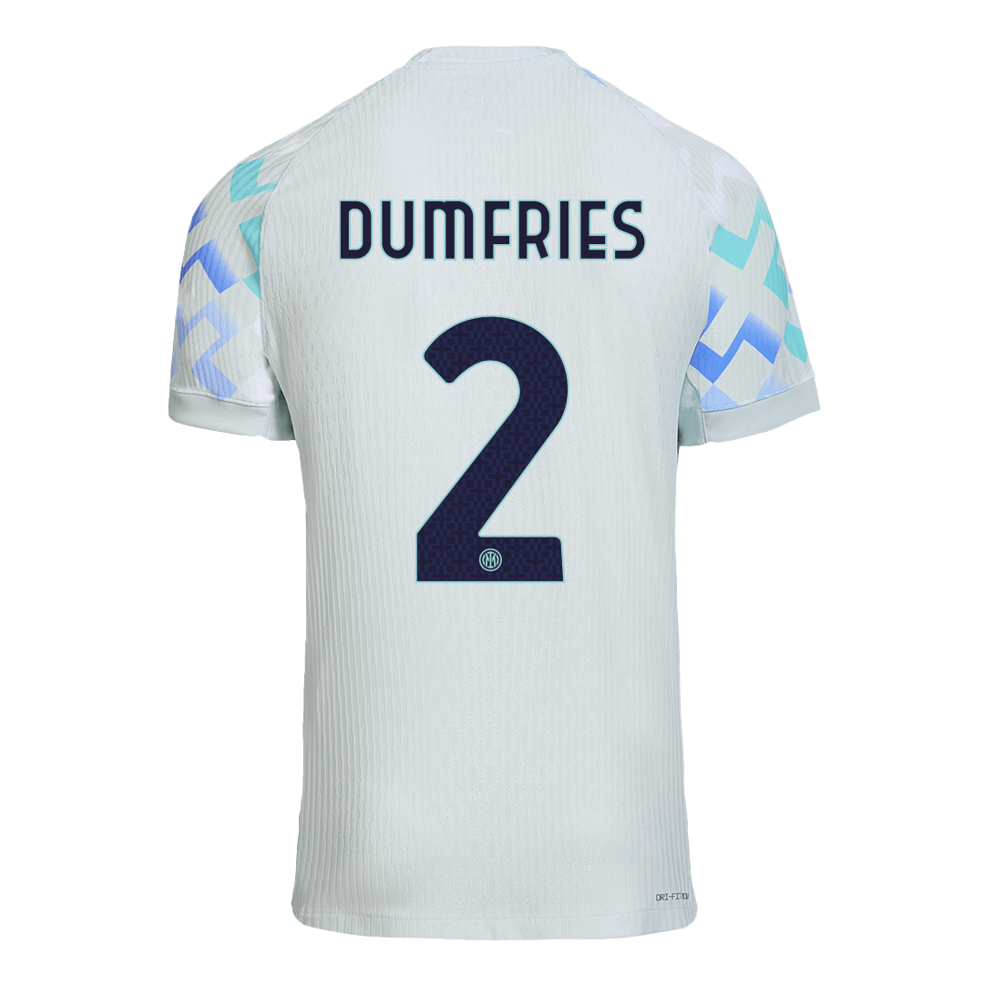 DUMFRIES #2 Mens Inter Milan Away Jersey 2025/26 - Player Version (Slim Fit)
