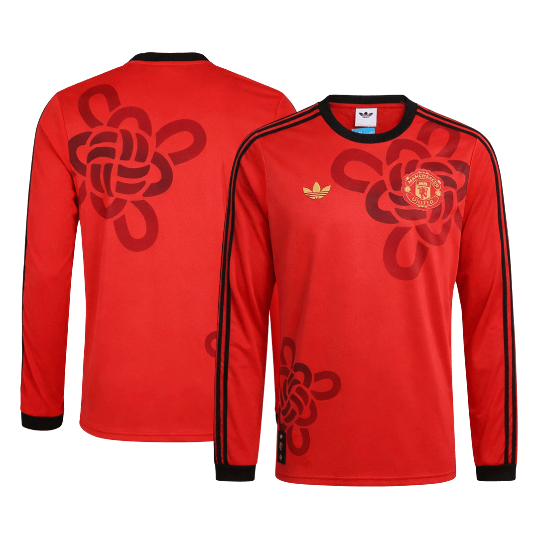 Mens Manchester United Long Sleeve Jersey 2025/26