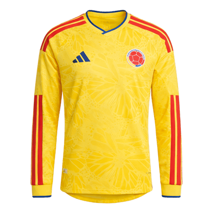 Mens Colombia World Cup Home Long Sleeve Jersey 2026