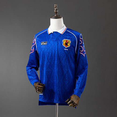 Japan Jersey 1998 Home Retro Kit Long Sleeves