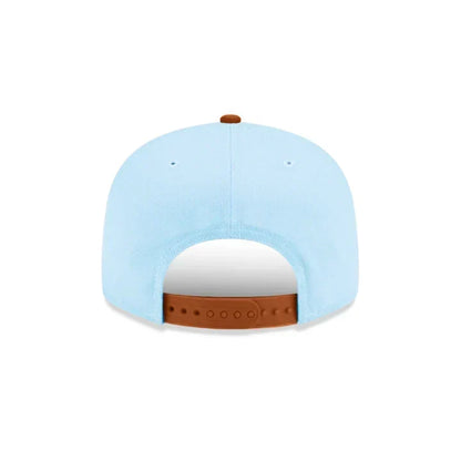 New Era Los Angeles Angels Color Pack 2-Tone 9FIFTY Snapback Hat-Light Blue/ Rust