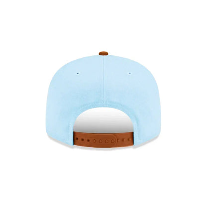 New Era Atlanta Braves 2-Tone Color Pack 9FIFTY Snapback Hat -Light Blue/Rust