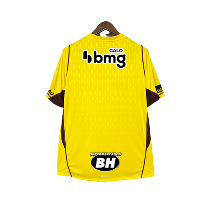 Atletico Mineiro 24/25 Goalkeeper Jersey - Yellow - All Sponsors - Fan Version