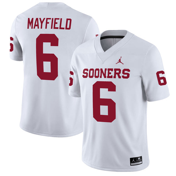 Baker Mayfield Oklahoma Sooners Alumni Player Jersey - White