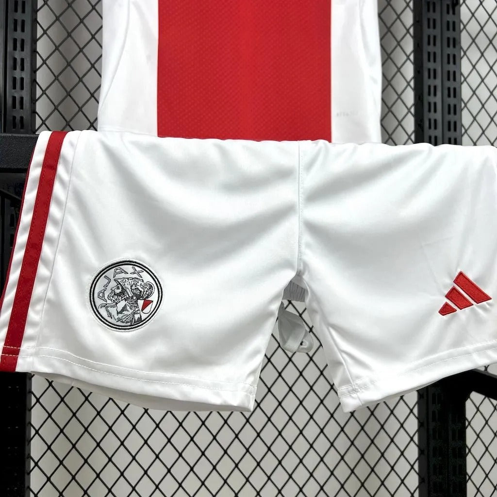 Kids Ajax Jersey 25/26 Home Football Kit Soccer Jersey