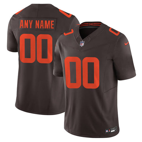 Custom Cleveland Browns Alternate Jersey - Brown
