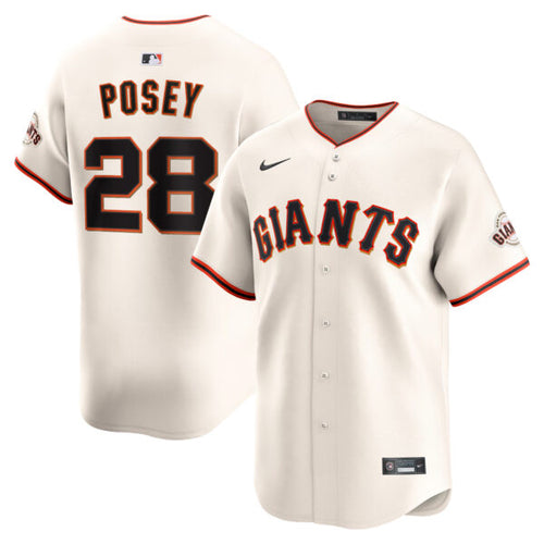 Buster Posey San Francisco Giants Home Limited Jersey - Cream