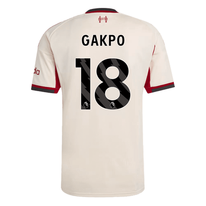 GAKPO #18 Mens Liverpool Away Jersey 2025/26