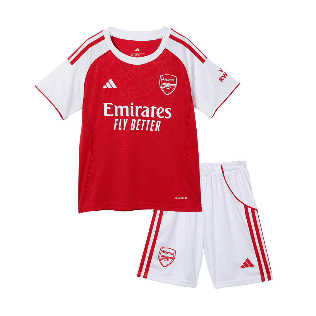 Kids Arsenal Home Kit 2025/26