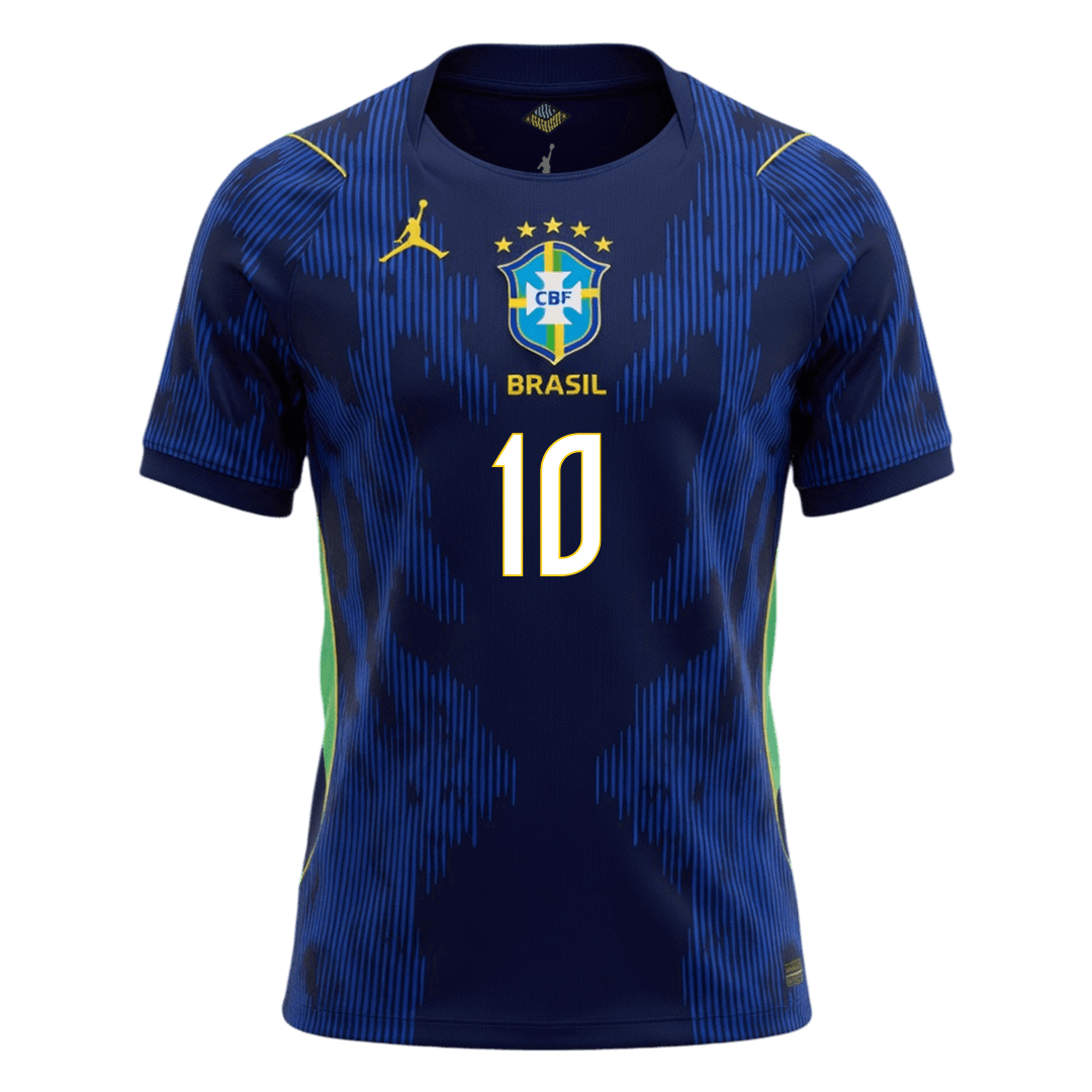NEYMAR JR #10 Mens Brazil World Cup Away Jersey 2026