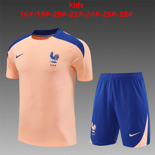 Kids France Training Tracksuits 25/26 Football Kit Soccer Jersey