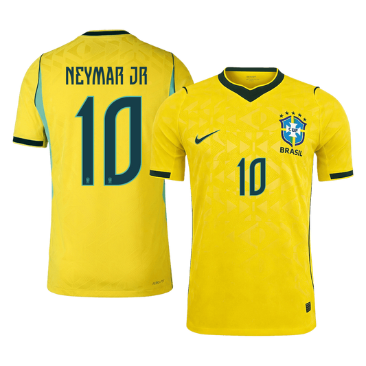 NEYMAR JR #10 Mens Brazil World Cup Home Jersey 2026 - Player Version (Slim Fit)