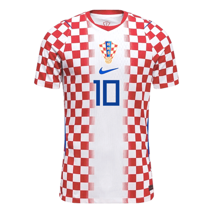 MODRIĆ #10 Mens Croatia World Cup Home Jersey 2026 - Player Version (Slim Fit)