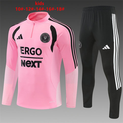 Kids Inter Miami Training Tracksuits 2026-2027 Football Kit Soccer Jersey
