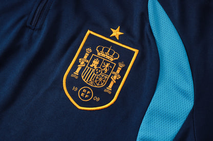 Conjunto Treino España Elite Azul 2026/27 Copa del Mundo 2026
