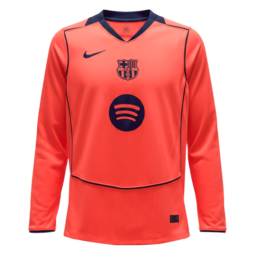 Mens Barcelona Third Long Sleeve Jersey 2025/26