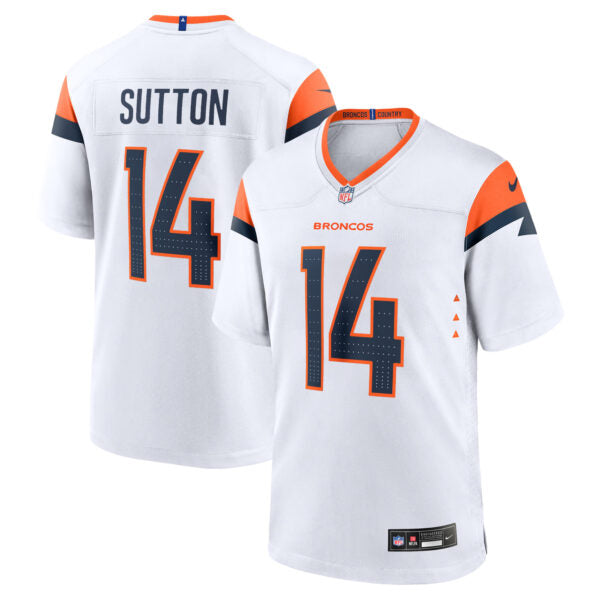 Courtland Sutton Denver Broncos Away Jersey - White